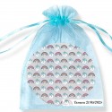 Espejo Unicornio En Bolsa De Organza Personalizada Para Invitados