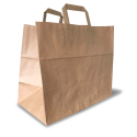 Bolsas papel take away kraft liso