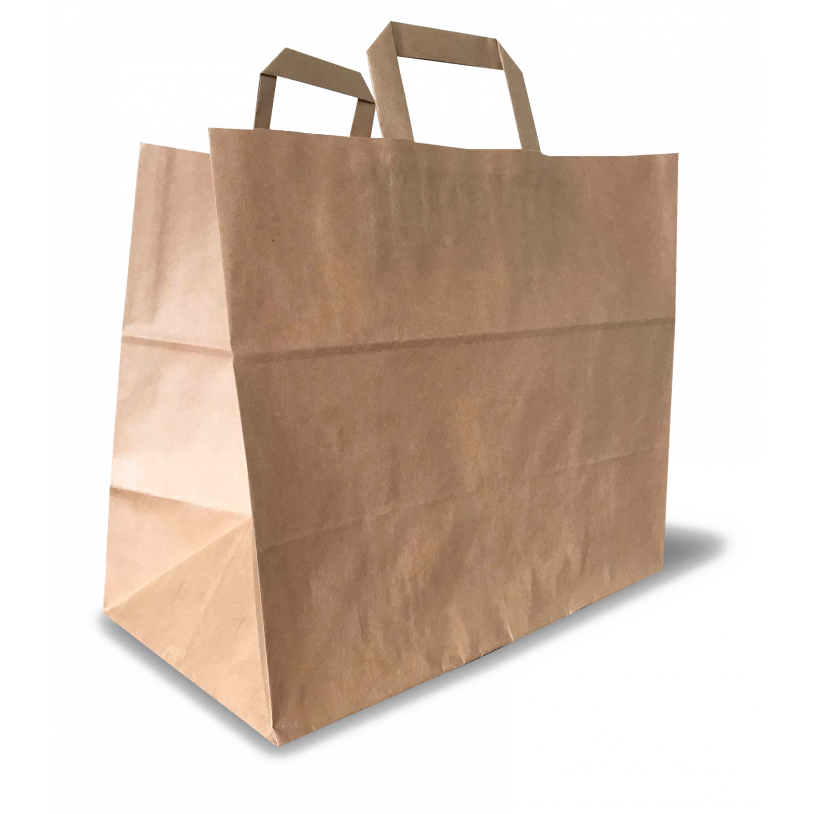 Bolsas papel take away kraft liso