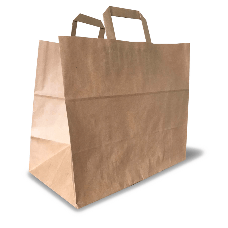 Bolsas Papel Take Away Kraft Liso Bolsas Papel Take Away Kraft Liso