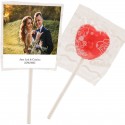 Piruletas Personalizadas Con Foto Y Texto Para Bodas, Bautizos, Comuniones, Cumpleaños Y Empresas