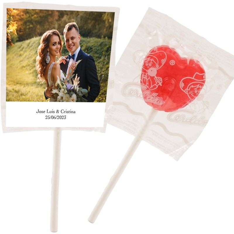 Piruletas Personalizadas Con Foto Y Texto Para Bodas, Bautizos, Comuniones, Cumpleaños Y Empresas Piruletas Personalizadas Con Foto Y Texto Para Bodas, Bautizos, Comuniones, Cumpleaños Y Empresas