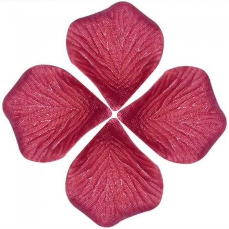 Pétalos de rosas artificiales para decorar