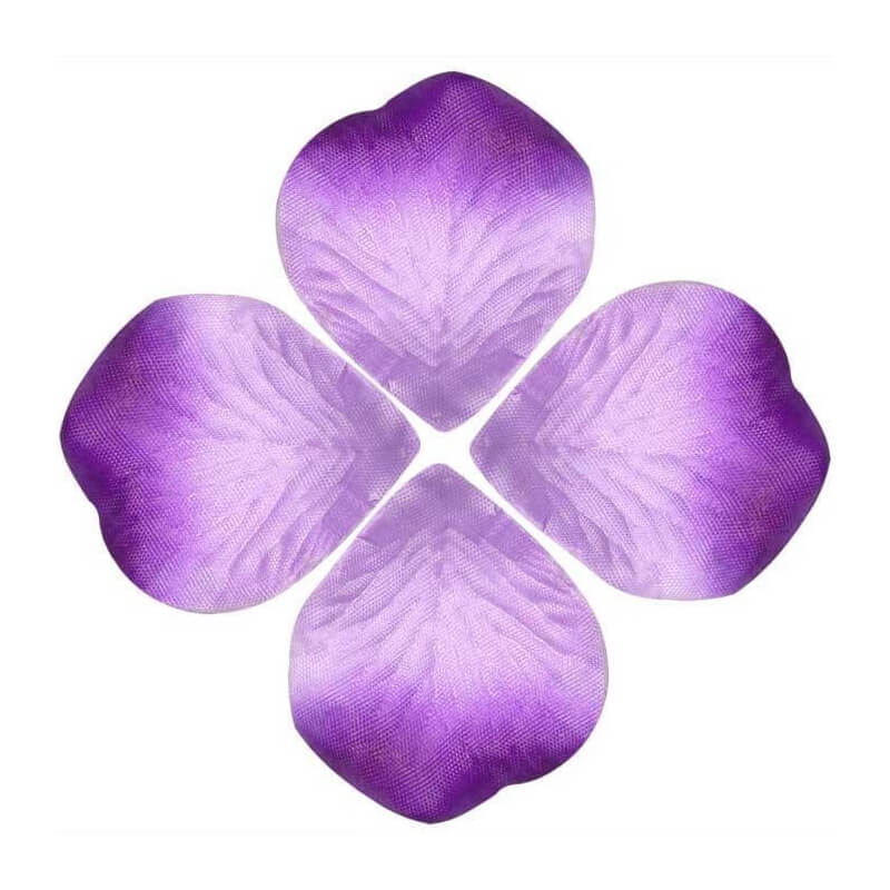 Pétalos de Rosa Artificiales en Color Lila para Decoración