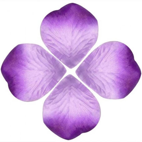 Pétalos de Rosa Artificiales en Color Lila para Decoración