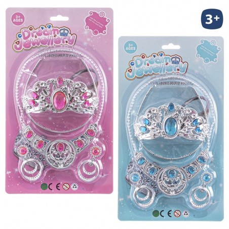 Joyas Con Corona Y Pendientes 2 C