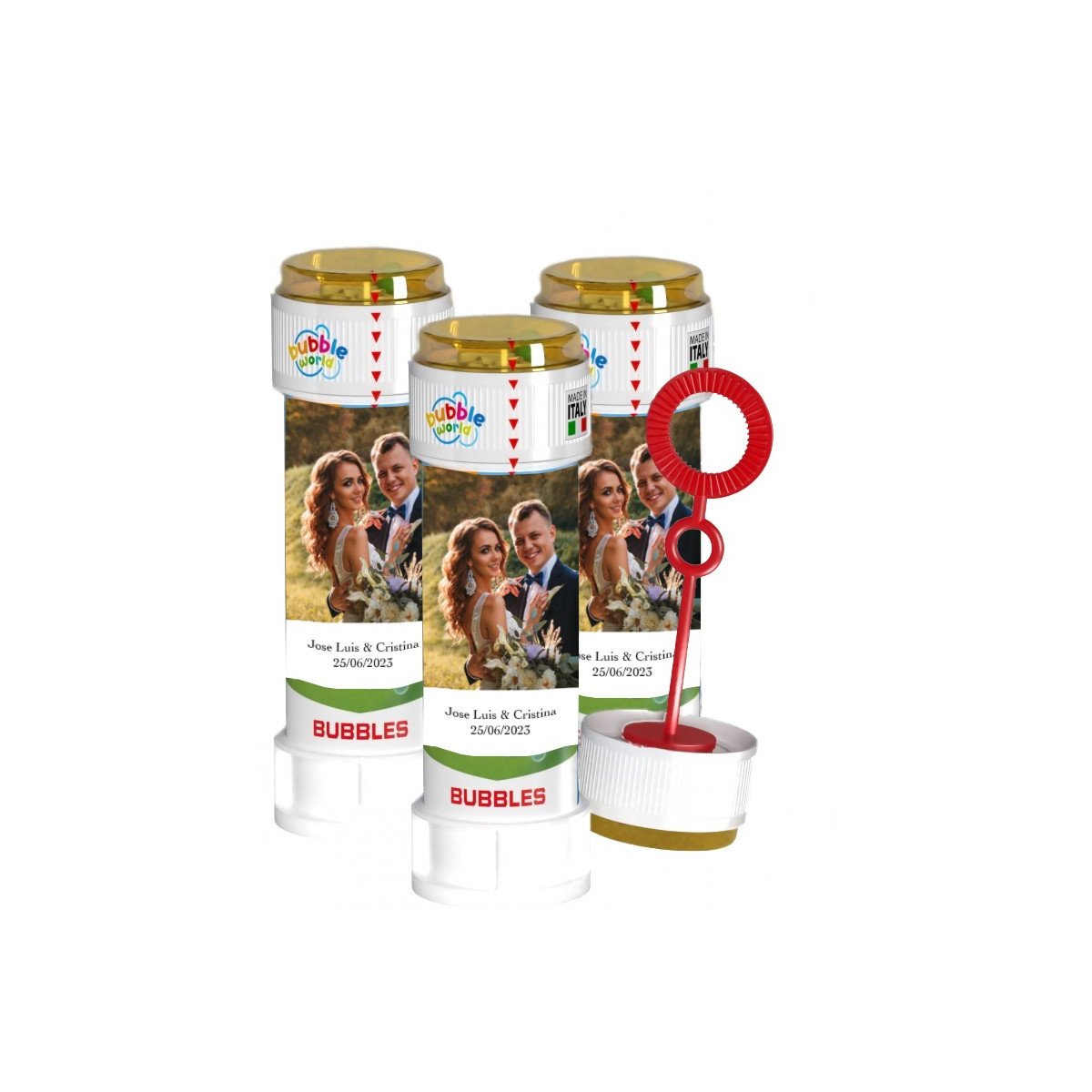 Pomperos personalizados con foto para bodas bautizos comuniones cumpleaños y empresas