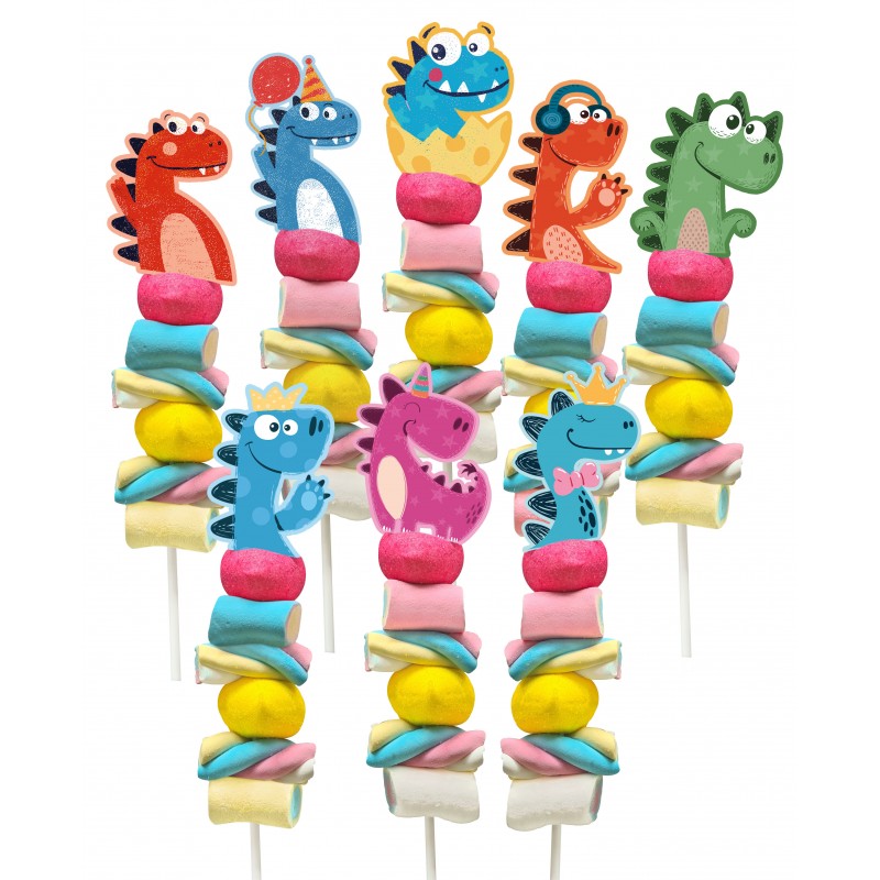 Brochetas de chuches de animales