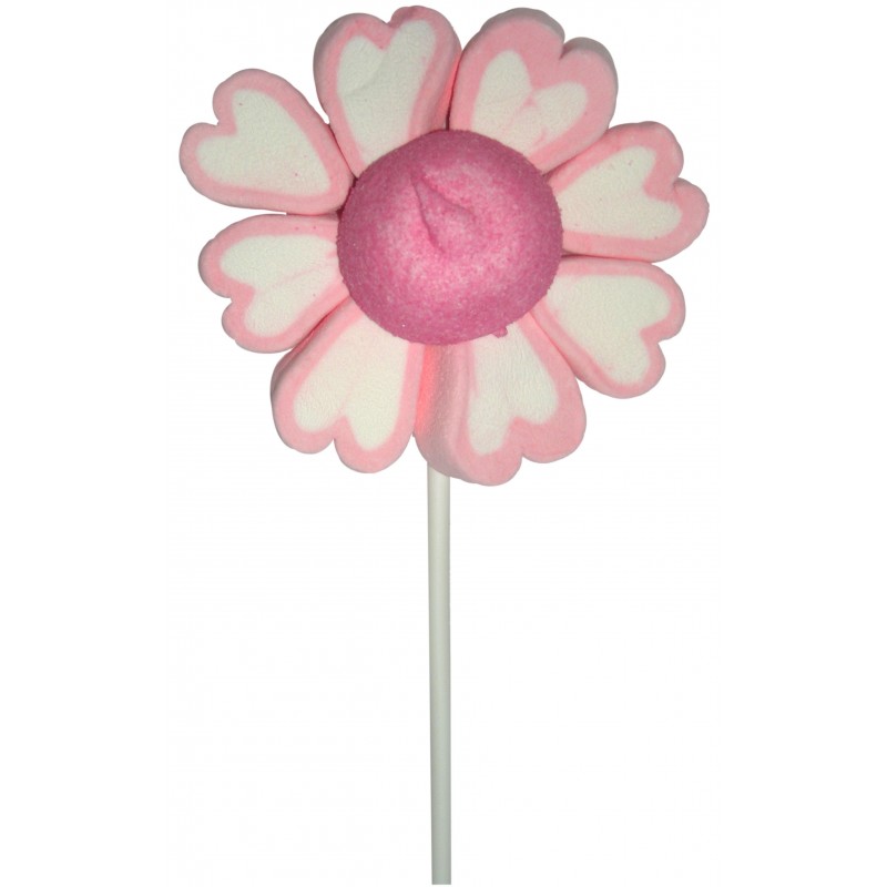 Piruletas De Esponjitas En Forma De Flor Piruletas De Esponjitas En Forma De Flor
