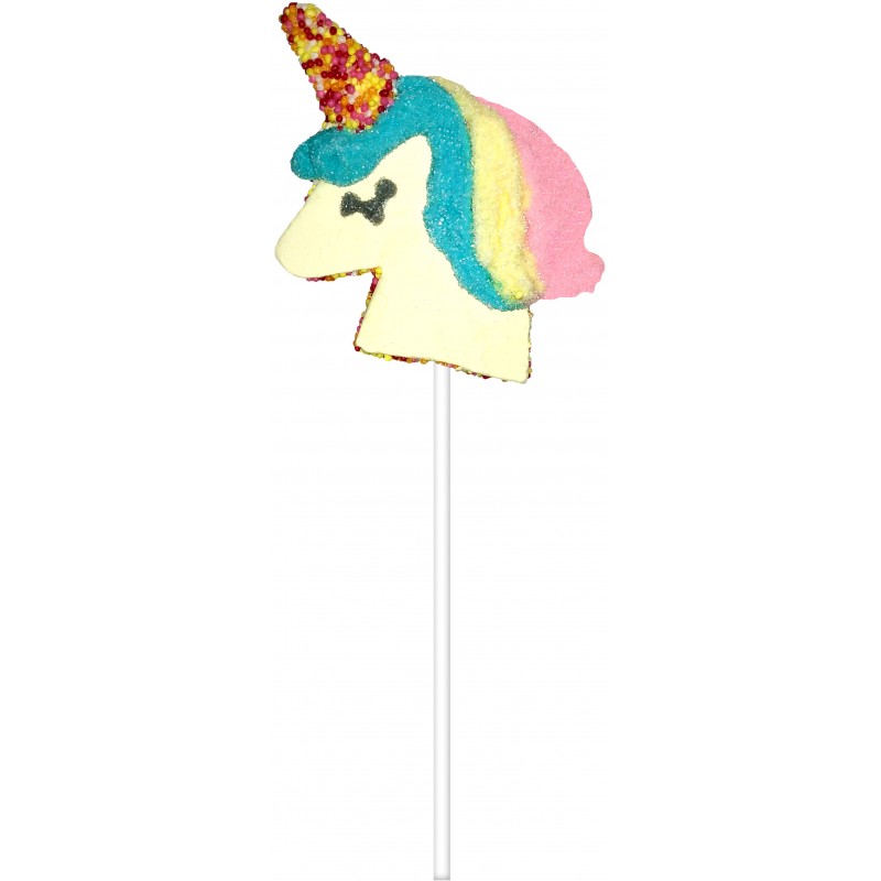 Piruleta unicornio para fiestas