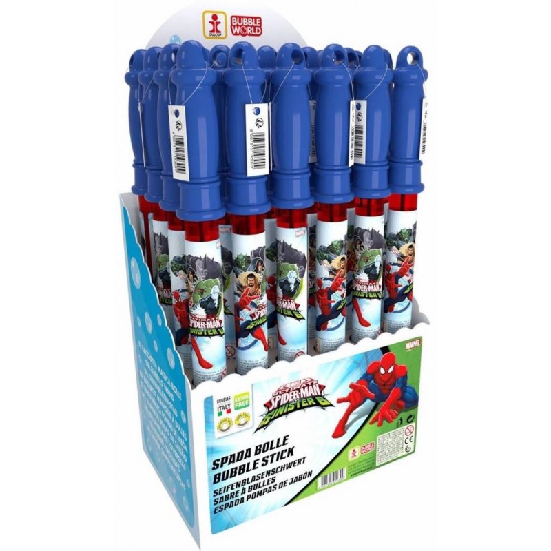 Pompero Espada Pompas De Jabón Spiderman Pompero Espada Pompas De Jabón Spiderman