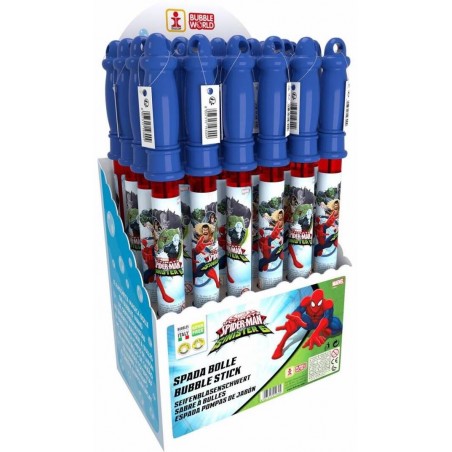 Pompero Espada Pompas De Jabón Spiderman