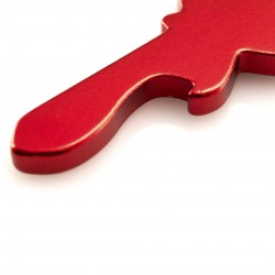 Llavero Abridor Cliff Color Plateado