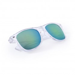 Gafas de Sol espejo montura transparente