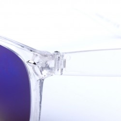 Gafas de Sol espejo montura transparente