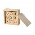 Juego 3 En Raya En Caja De Madera - Juego 3 en rayas en caja de madera