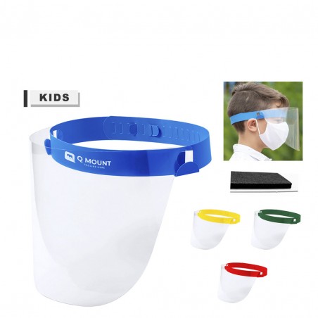 Pantalla protectora facial ajustable para niños