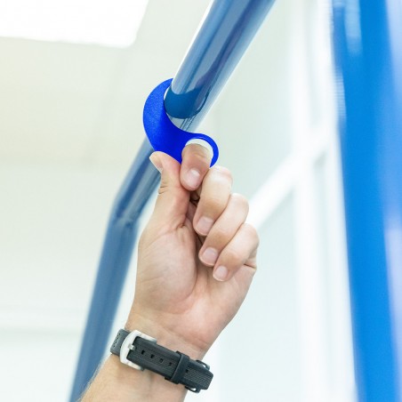 Llavero higiénico anti contacto de aluminio resistente