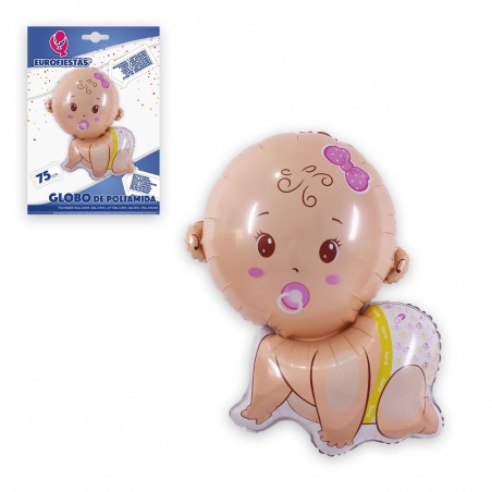 Globo Foil Bebe Rosa 75cm