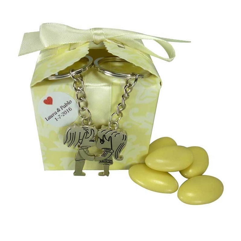 Llaveros para boda personalizado
