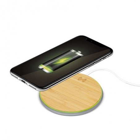 Cargador ultrarapido 10w de bambu menphis