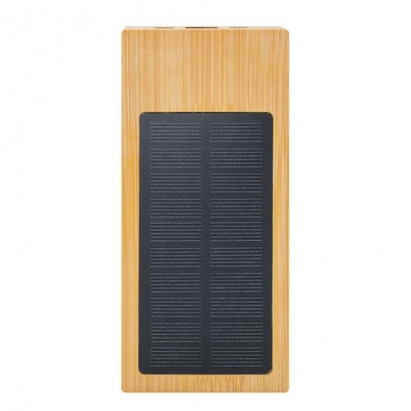 Cargador solar de bambu naples