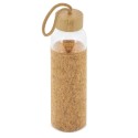 Botella Cristal Tapon Bambu Corcho