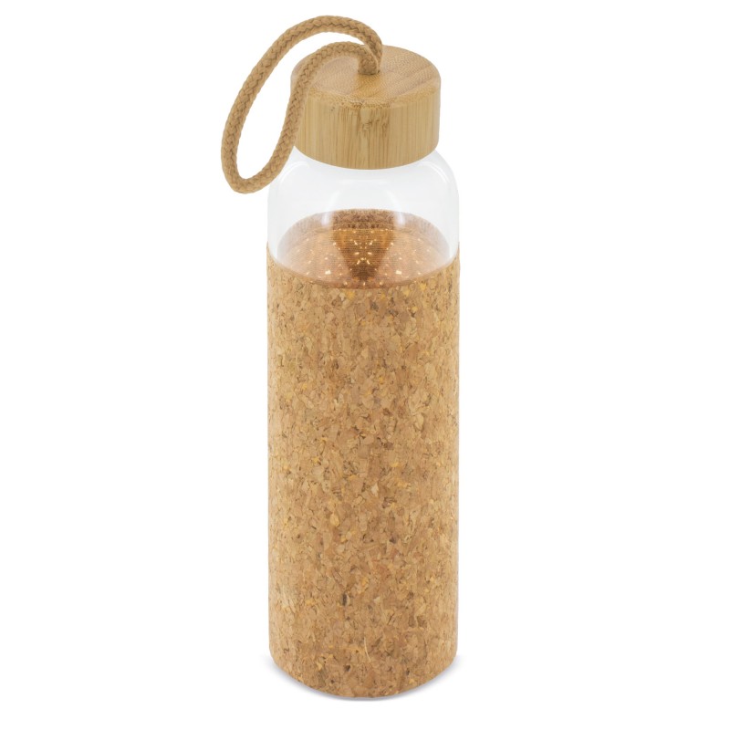 Botella Cristal Tapon Bambu Corcho Botella Cristal Tapon Bambu Corcho