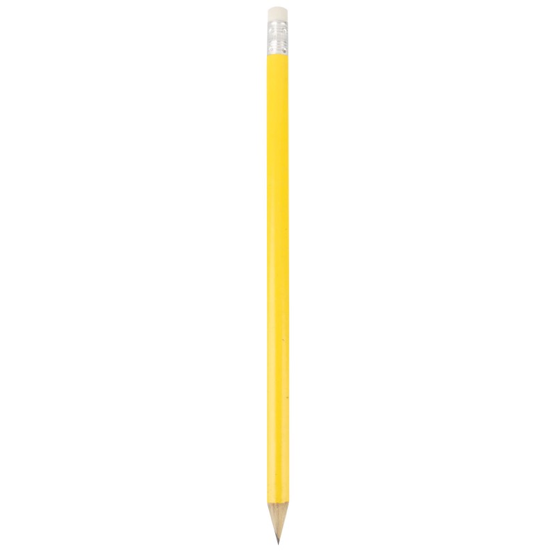 Lapiz Goma Amarillo Madera Lapiz Goma Amarillo Madera