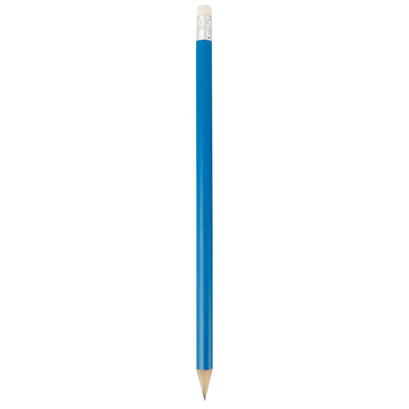 Lapiz Goma Azul Madera Lapiz Goma Azul Madera