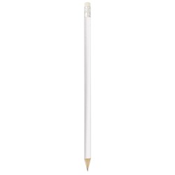 Lapiz Goma Blanco Madera
