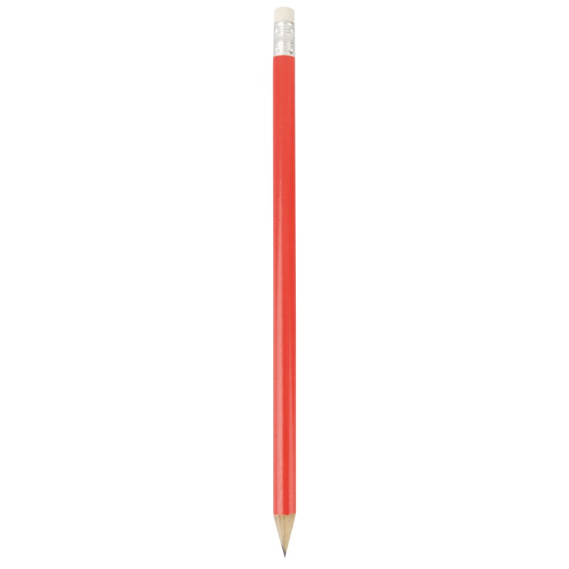 Lapiz Goma Rojo Madera Lapiz Goma Rojo Madera