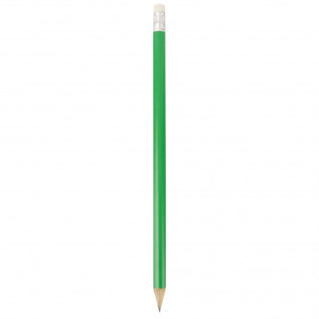 Lapiz Goma Verde Madera