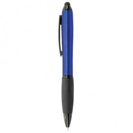 Bolígrafo azul metalizado