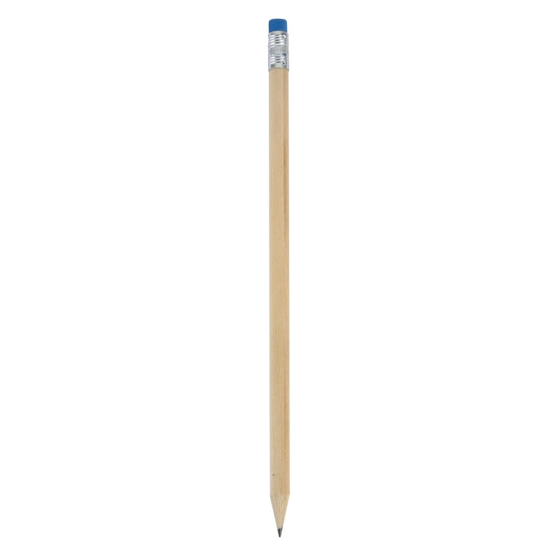 Lapiz Madera Con Goma Color Azul Lapiz Madera Con Goma Color Azul