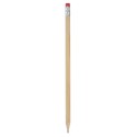 Lapiz Madera Con Goma Color Rojo