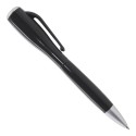 Bolígrafo negro original con linterna