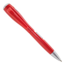 Bolígrafo Rojo Original con Linterna