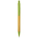 Boligrafo de bambu y fibra de trigo terry