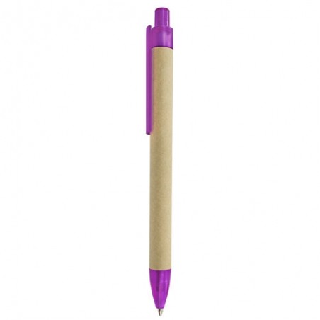 Boligrafo carton rondo