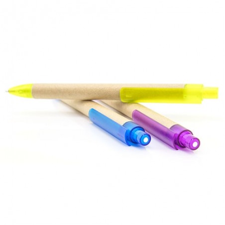 Boligrafo carton rondo