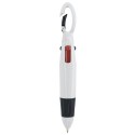 Boligrafo 4 colores con mosqueton