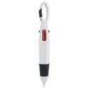 Boligrafo 4 colores con mosqueton