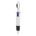 Boligrafo 4 colores con mosqueton