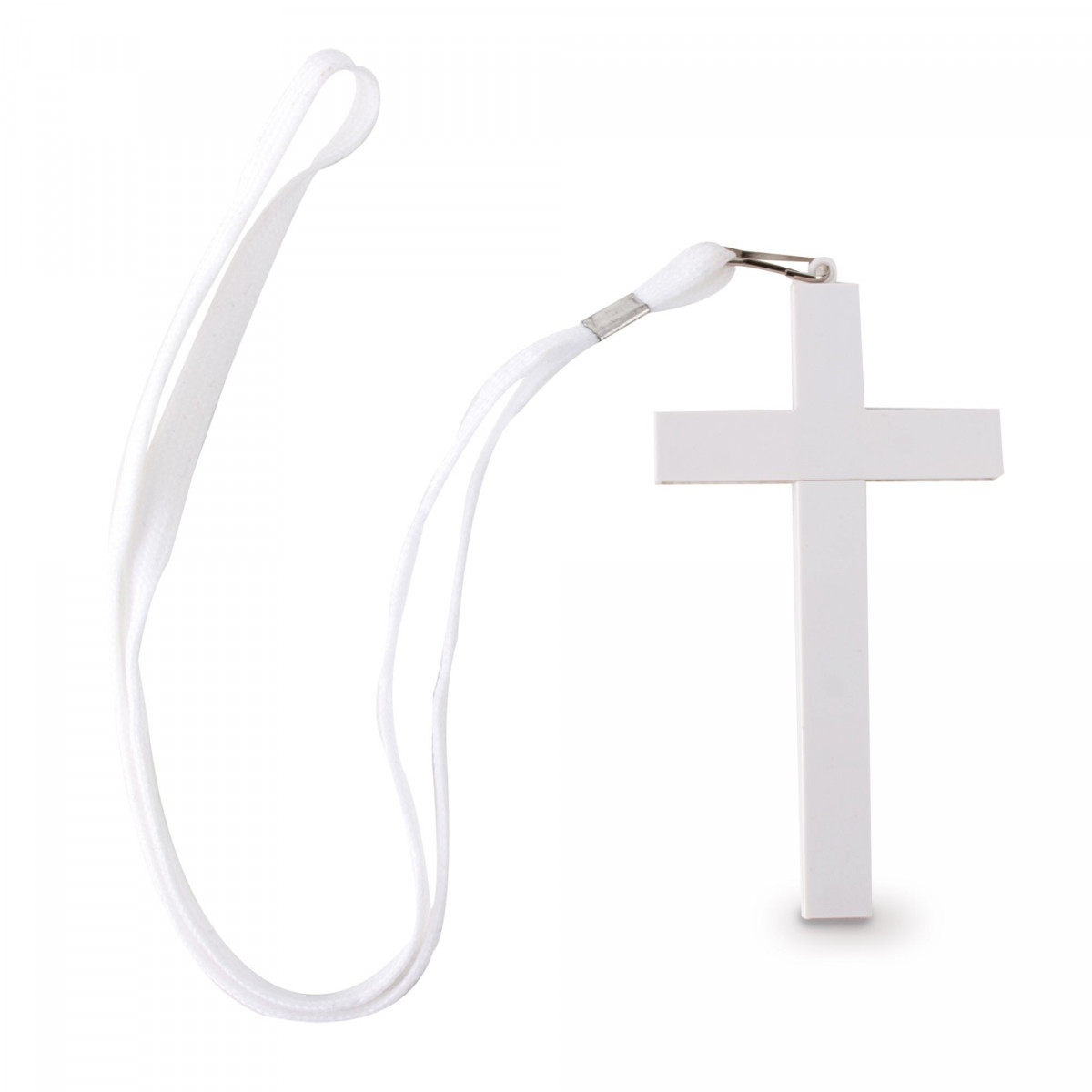 Boligrafo con lanyard cruz bl