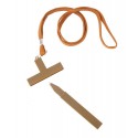 Boligrafo con lanyard cruz bl