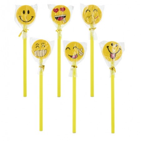 Lápices con emoticonos Pack de 6 unidades