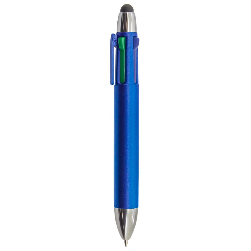 Bolígrafo Azul Con Cuatro Colores Bolígrafo Azul Con Cuatro Colores