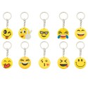 Pack De 10 Llaveros De Emoticonos