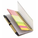 Libreta con notas adhesivas